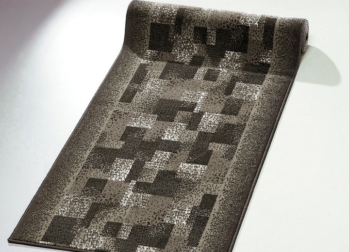 Teppiche - Velours-Läufer nach Maß, in Größe 101 (60 cm breit) bis 106 (100 cm breit), in Farbe BLAU Ansicht 5