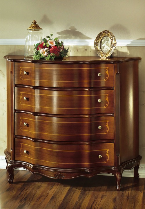 Möbel - Kommode mit Schubladen Ansicht 3 Möbel - Kommode mit Schubladen, in Farbe KIRSCHBAUM, in Ausführung 3 Schubladen Ansicht 3