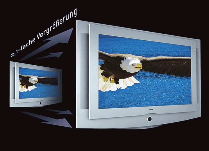 Lesehilfen - Fernsehbrille, in Farbe SCHWARZ Ansicht 2