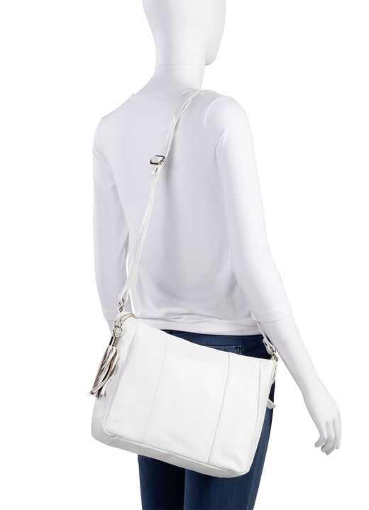 Taschen - Laurina, Tasche, Damen, mit verstellbarem Umhängeriemen, in Farbe WEISS Ansicht 3