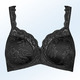 Bügel-BH - Triumph-Stellina Bügel-BH mit Jacquardmuster – Farbe SCHWARZ – Ansicht 5 Bügel-BH - Triumph-Stellina Bügel-BH mit Jacquardmuster, in Größe 075 bis 100, in Cup B, in Farbe WEISS – Farbe SCHWARZ – Ansicht 5