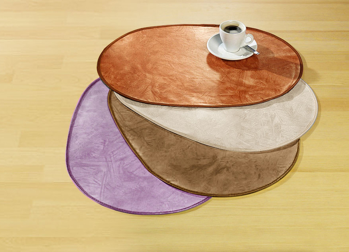 Gartentischdecken - Klassisch marmorierte Wachstuch-Tischdecke, in Größe 108 (Tischdecke, 80/ 80 cm) bis 220 (Tischdecke, oval, 155/220 cm), in Farbe BLAU Ansicht 5