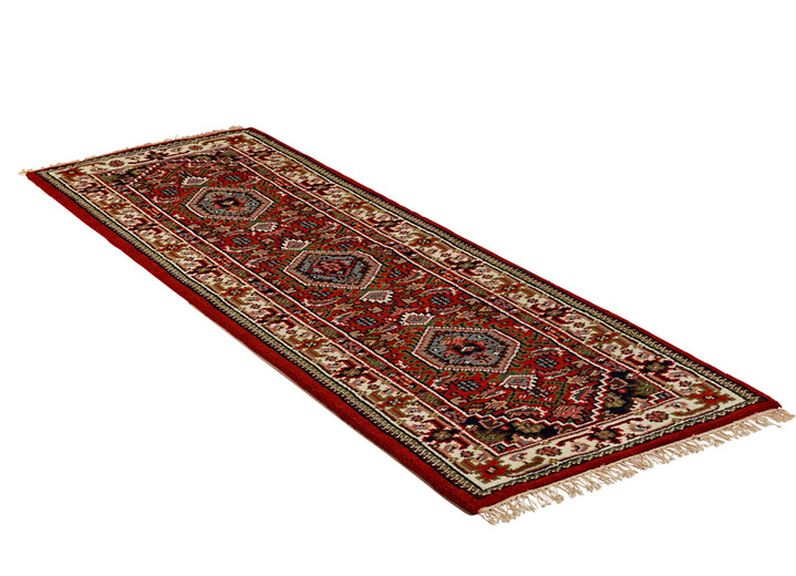 Teppiche - Handgeknüpfte Brücken, Galerie und Teppiche, in Größe 101 (Brücke, 40x60 cm) bis 306 (Teppich, ø 200 cm), in Farbe CAMEL Ansicht 5