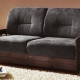 Schlafsofas - Verwandlungssofa aus massiver Kiefer – Farbe ANTHRAZIT Schlafsofas - Verwandlungssofa aus massiver Kiefer, in Farbe BRAUN, in Ausführung Verwandlungssofa