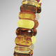 Armbänder - Armband, echte bunte Naturbernsteine – Ansicht 1 Armbänder - Armband, echte bunte Naturbernsteine, in Farbe  – Ansicht 1
