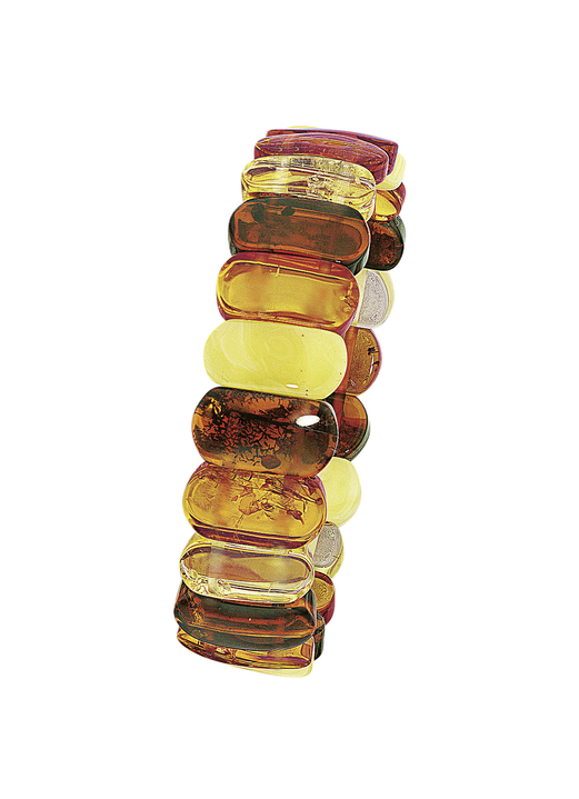Armbänder - Armband, echte bunte Naturbernsteine Ansicht 2 Armbänder - Armband, echte bunte Naturbernsteine, in Farbe  Ansicht 2