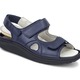 Sandaletten & Pantoletten - Waldläufer, bequeme Damen-Sandalen, Weite H, mit herausnehmbarem Fußbett – Farbe STAHLBLAU – Ansicht 2 Sandaletten & Pantoletten - Waldläufer, bequeme Damen-Sandalen, Weite H, mit herausnehmbarem Fußbett, in Größe 3 1/2 bis 8, in Farbe STAHLBLAU – Farbe STAHLBLAU – Ansicht 2