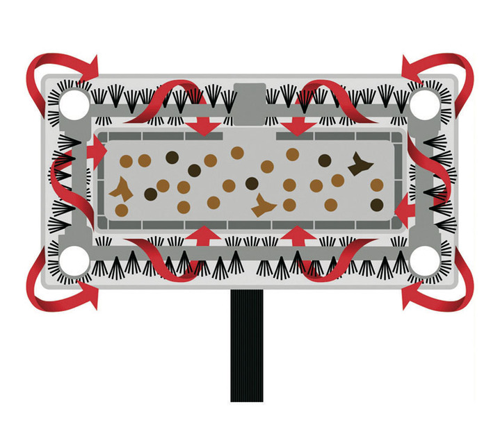 Reinigungsgeräte - Swivel Sweeper Akku-Besen mit Lithium-Ionen-Akku, in Farbe GRÜN Ansicht 2