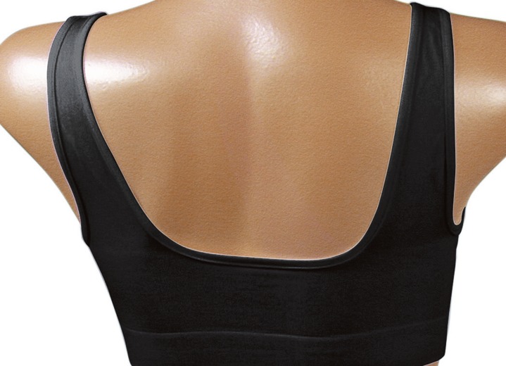 Bustiers - Ahh Bra, 3er-Bustier-Set, in Größe 3XL bis XXL, in Farbe ROSA TUERKIS FLIEDER Ansicht 6