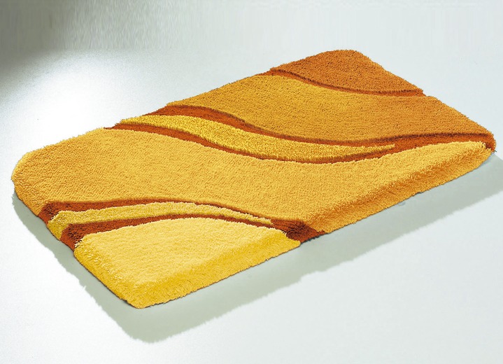 Badgarnituren - Moderne Badgarnitur von Kleine Wolke Ansicht 12 Badgarnituren - Moderne Badgarnitur von Kleine Wolke, in Größe 100 (Vorleger halbrund, 50/ 80 cm bis 112 (WC-Deckelbezug mit Kordel, 47/ 50 cm)), in Farbe BLAU Ansicht 12