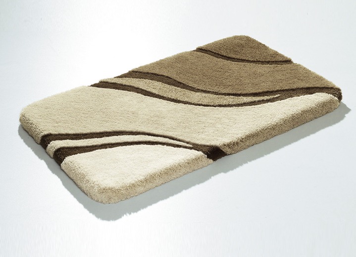 Badgarnituren - Moderne Badgarnitur von Kleine Wolke Ansicht 10 Badgarnituren - Moderne Badgarnitur von Kleine Wolke, in Größe 100 (Vorleger halbrund, 50/ 80 cm bis 112 (WC-Deckelbezug mit Kordel, 47/ 50 cm)), in Farbe BLAU Ansicht 10