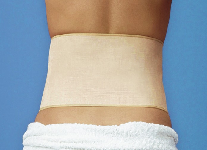 Bandagen - Bandagen in verschiedenen Ausführungen, in Größe 001 bis 002, in Farbe CREME, in Ausführung Rückenbandage Ansicht 2