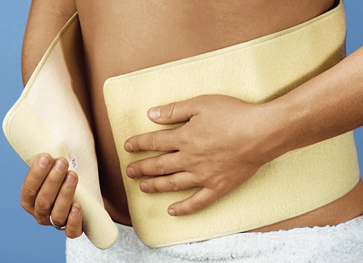 Bandagen - Bandagen in verschiedenen Ausführungen, in Größe 001 bis 002, in Farbe CREME, in Ausführung Rückenbandage Ansicht 3