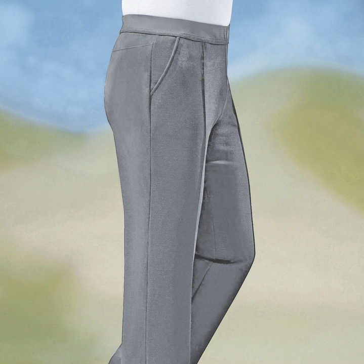 Herren - „Klaus Modelle“-Schlupfhose mit breitem Dehnbund in 6 Farben, in Größe 024 bis 062, in Farbe MARINE Ansicht 9