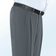 Hosen - „Klaus Modelle“-Unterbauchhose mit Zieranhänger in 4 Farben – Farbe MITTELGRAU MELIERT Hosen - „Klaus Modelle“-Unterbauchhose mit Zieranhänger in 4 Farben, in Größe 024 bis 060, in Farbe MITTELGRAU MELIERT