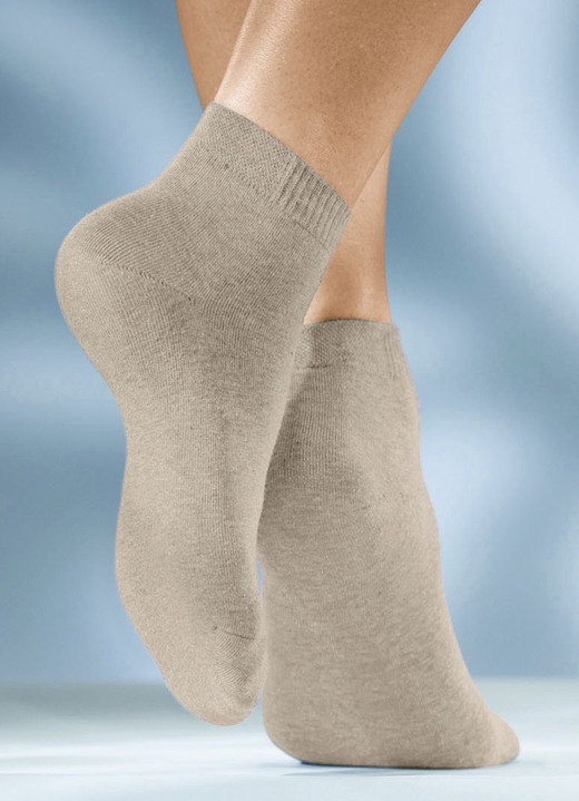 Strümpfe & Strumpfhosen - Sechserpack Socken in verschiedenen Farbstellungen, in Größe 1 (Schuhgr.35-38) bis 3 (Schuhgr.43-46), in Farbe 6X WEISS Ansicht 6