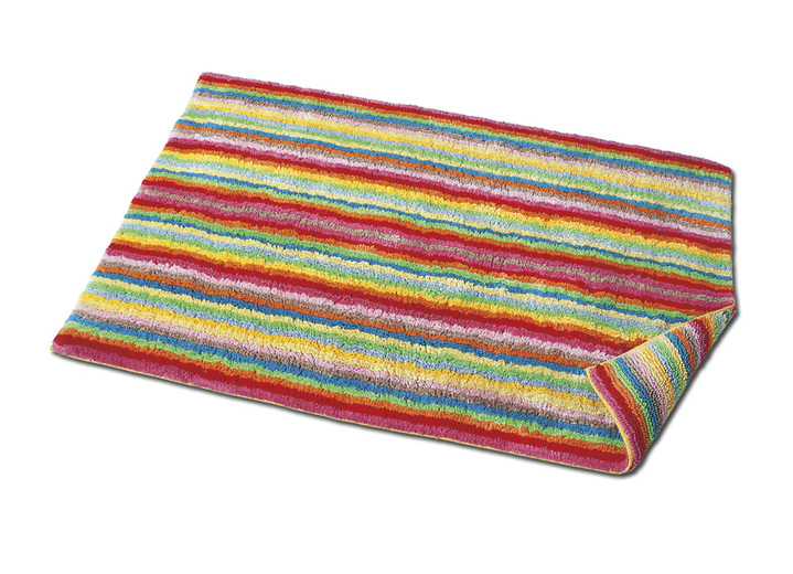 Badgarnituren - Wende-Badteppich aus 100% Baumwolle, in Größe 101 (Teppich, 60/60 cm ) bis 104 (Teppich, 70/120 cm ), in Farbe MULTICOLOR Ansicht 3
