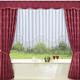 Klassisch - Jacquard-Übergardine mit Universalschienenband – Farbe WEINROT – Ansicht 2 Klassisch - Jacquard-Übergardine mit Universalschienenband, in Größe 501 (H150xB115 cm) bis 899 (2er-Pack Raffhalter, ca. 60 cm lang), in Farbe ROSÉ – Farbe WEINROT – Ansicht 2