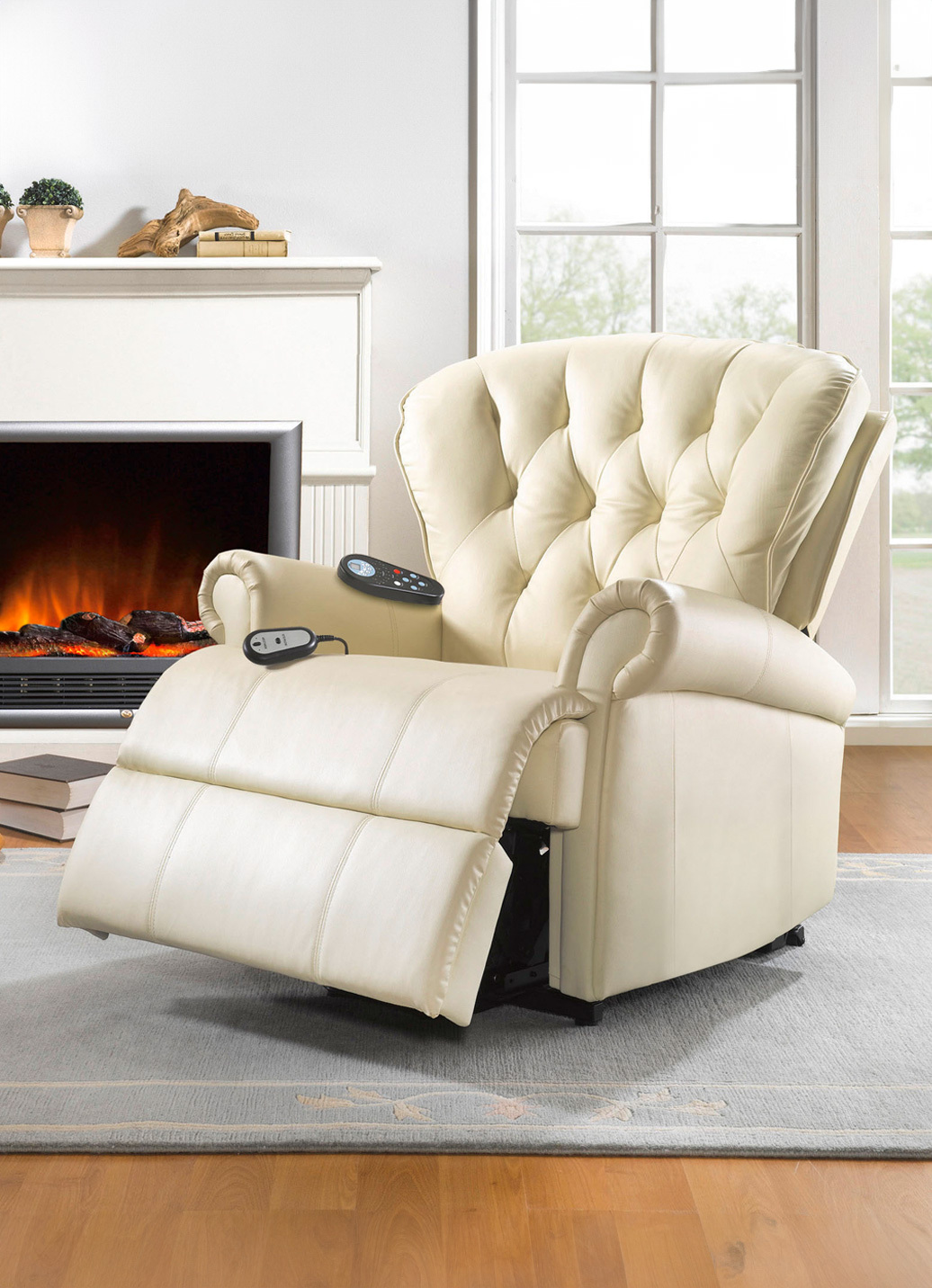 TV-Sessel / Relax-Sessel - Relax-Sessel für Entspannung erster Klasse, in Farbe CREME, in Ausführung Relax-Sessel Ansicht 3