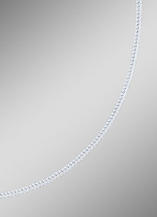 Vierkant-Fuchsschwanzkette aus Silber