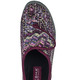 Hausschuhe - Klassische Damen-Hausschuhe, Weite H, mit Klettverschluss, in Größe 036 bis 042, in Farbe BORDEAUX-MULTICOLOR – Farbe BORDEAUX-MULTICOLOR – Ansicht 2