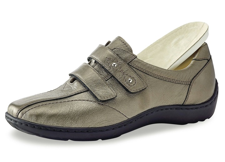 Slipper & Schnürschuhe - Waldläufer, bequeme Damen-Slipper, Weite H, mit herausnehmbarem Fußbett Ansicht 19 Slipper & Schnürschuhe - Waldläufer, bequeme Damen-Slipper, Weite H, mit herausnehmbarem Fußbett, in Größe 3 1/2 bis 8, in Farbe DUNKELBLAU Ansicht 19