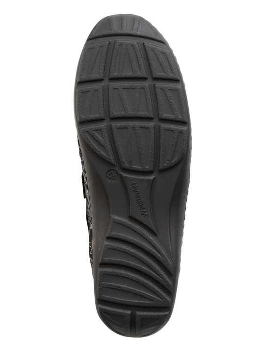 Slipper & Schnürschuhe - Waldläufer, bequeme Damen-Slipper, Weite H, mit herausnehmbarem Fußbett Ansicht 27 Slipper & Schnürschuhe - Waldläufer, bequeme Damen-Slipper, Weite H, mit herausnehmbarem Fußbett, in Größe 3 1/2 bis 8, in Farbe DUNKELBLAU Ansicht 27