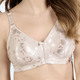 Minimizer-BH - Naturana Minimizer-BH mit dezent glänzendem Floraldruck – Farbe PUDER Minimizer-BH - Naturana Minimizer-BH mit dezent glänzendem Floraldruck, in Größe 075 bis 100, in Cup C, in Farbe AQUA