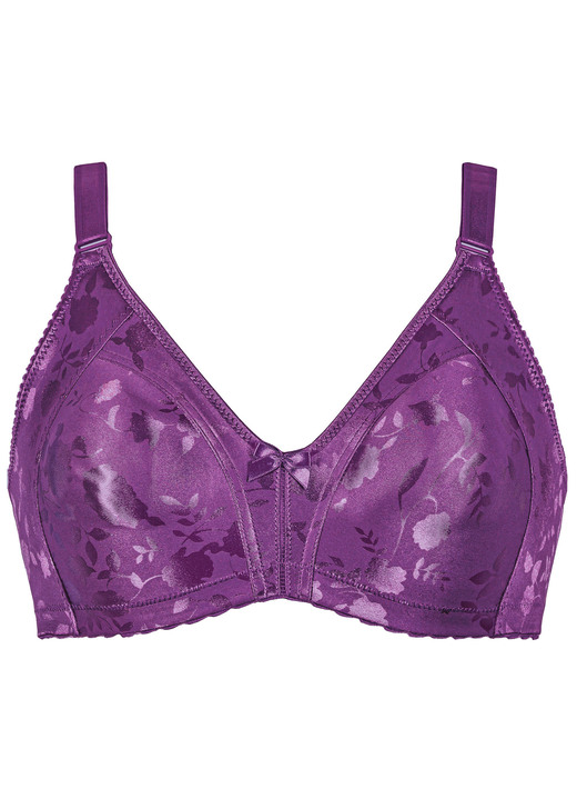 Minimizer-BH - Naturana Minimizer-BH mit dezent glänzendem Floraldruck Ansicht 13 Minimizer-BH - Naturana Minimizer-BH mit dezent glänzendem Floraldruck, in Größe 075 bis 100, in Cup C, in Farbe AQUA Ansicht 13