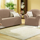 Sessel- & Sofaüberwürfe - Schützende Stretchbezüge für Sessel und Sofa, in Größe 101 (Sessel-Bezug) bis 108 (Hocker-Bezug), in Farbe GRÜN – Farbe CAMEL – Ansicht 1