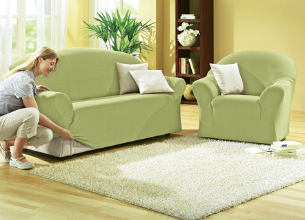 Schützende Stretchbezüge für Sessel und Sofa