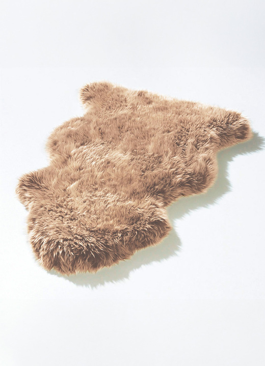 Teppiche - Vorleger aus echtem Lammfell in Tierform, in Farbe CAMEL