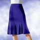 Uni - 6-Bahnenrock in modischer Godet-Form – Farbe ROYALBLAU Uni - 6-Bahnenrock in modischer Godet-Form, in Größe 019 bis 056, in Farbe ROYALBLAU