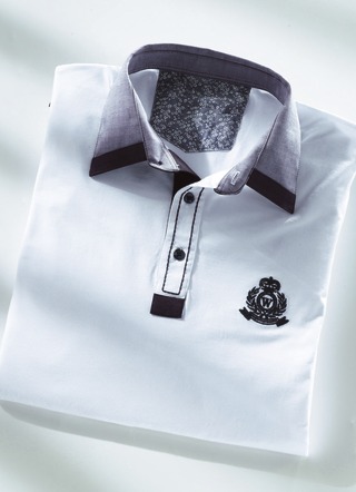 Shirts - Poloshirt in 3 Farben, in Größe 046 bis 062, in Farbe WEISS