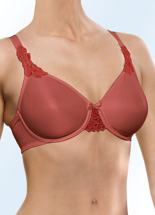 Damenwäsche - Chantelle Hedona-Bügel-BH, in Größe 070 bis 095, in Cup E, in Farbe KUPFER