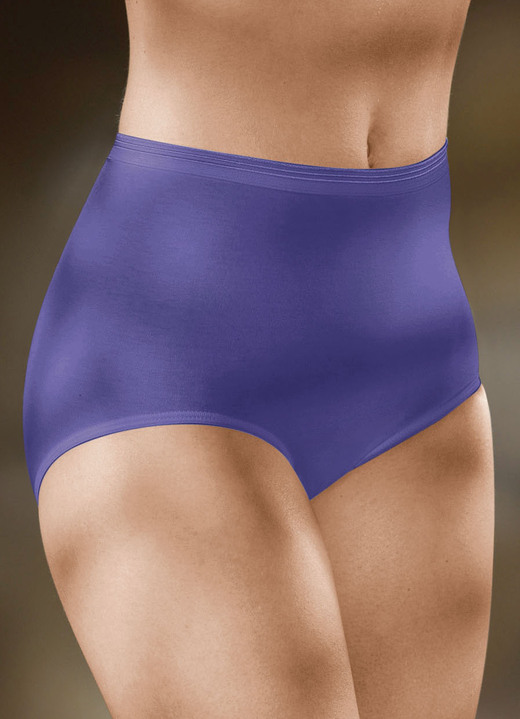 Slips - Speidel Viererpack Slips ohne Seitennähte, in Größe 038 bis 054, in Farbe AZURBLAU Ansicht 2