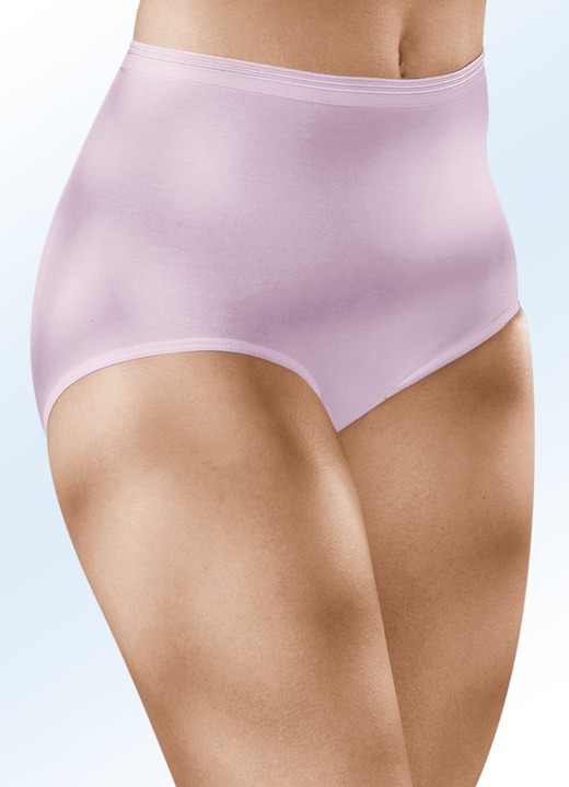 Slips - Speidel Viererpack Slips ohne Seitennähte, in Größe 038 bis 054, in Farbe AZURBLAU Ansicht 4