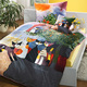 - Bettwäsche-Garnitur mit Rosina Wachtmeister-Motiv, in Größe 112 (80/80 cm + 135/200 cm) bis 115 (80/80 cm + 155/220 cm), in Farbe BUNT