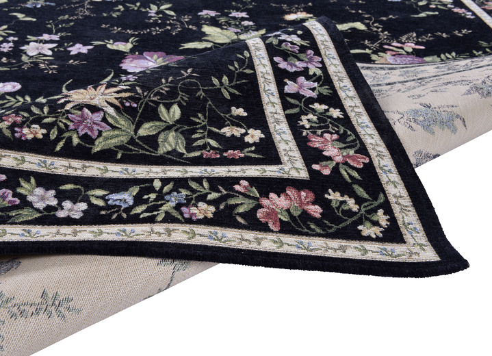 Teppiche - Gewebte Brücken und Teppiche, in Größe 103 (Brücke, 60x 90 cm) bis 309 (Bettumrandung:  2 Vorlegern, je 60x90 cm und 1 Läufer, 70x220 cm), in Farbe ROSÉ Ansicht 5