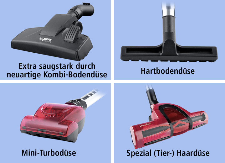 Staubsauger - Bodenstaubsauger mit Zyklon-Technologie, in Farbe SILBER/ORANGE Ansicht 2