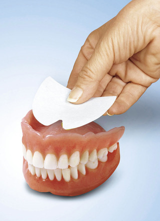 Praktische Hilfsmittel - Prothesen-Haftpolster, 2er-Pack, in Farbe , in Ausführung Prothesen-Haftpolster-Unterkiefer – Ansicht 