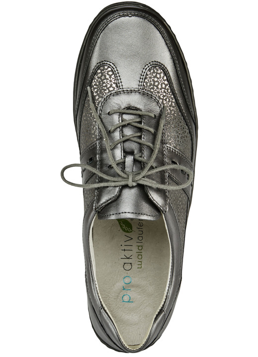 Slipper & Schnürschuhe - Waldläufer, bequeme Damen-Schnürschuhe, Weite H, mit herausnehmbarem Fußbett, in Größe 4 bis 8 1/2, in Farbe SCHWARZ Ansicht 4