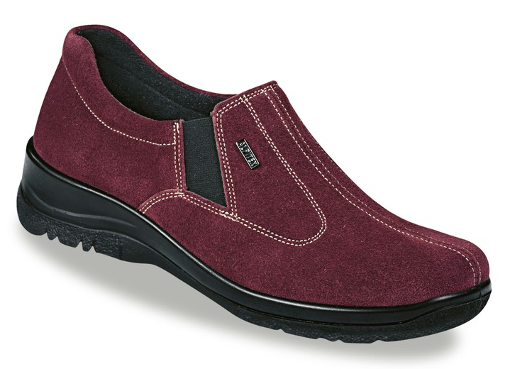 - Slipper mit Klimamembrane, in Größe 036 bis 042, in Farbe BORDEAUX