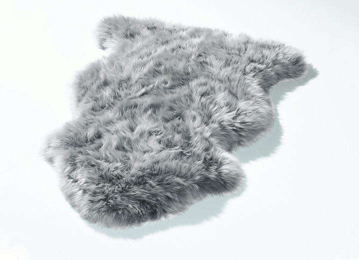 Teppiche - Vorleger aus echtem Lammfell in Tierform, in Farbe SILBER