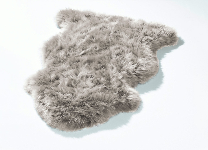 Teppiche - Vorleger aus echtem Lammfell in Tierform, in Farbe TAUPE