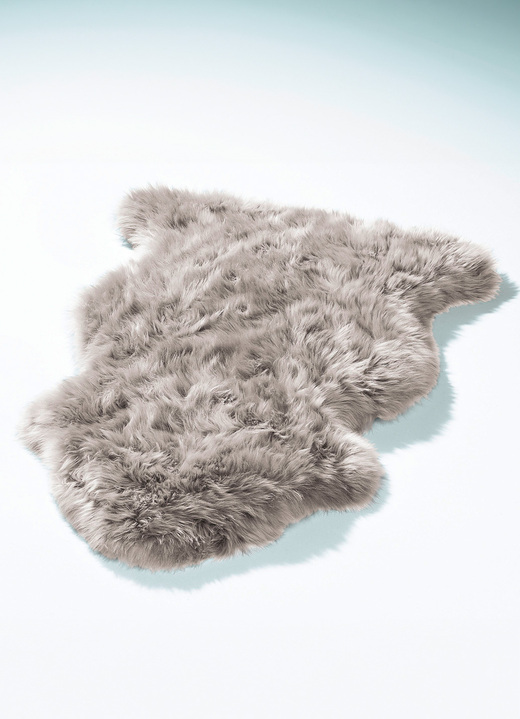 Teppiche - Vorleger aus echtem Lammfell in Tierform, in Farbe TAUPE