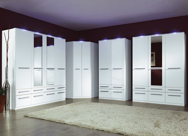 Schlafzimmerschränke - Drehtürenschränke mit kunststoffbeschichteter Oberfläche Ansicht 11 Schlafzimmerschränke - Drehtürenschränke mit kunststoffbeschichteter Oberfläche, in Farbe ARTISAN EICHE, in Ausführung Drehtürenschrank, 1-türig Ansicht 11