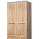 Schlafzimmerschränke - Drehtürenschränke mit kunststoffbeschichteter Oberfläche – Farbe EICHE SONOMA – Ansicht 5 Schlafzimmerschränke - Drehtürenschränke mit kunststoffbeschichteter Oberfläche, in Farbe ARTISAN EICHE, in Ausführung Drehtürenschrank, 1-türig – Farbe EICHE SONOMA – Ansicht 5