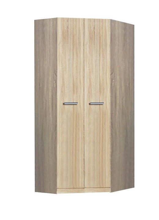 Schlafzimmerschränke - Drehtürenschränke mit kunststoffbeschichteter Oberfläche Ansicht 10 Schlafzimmerschränke - Drehtürenschränke mit kunststoffbeschichteter Oberfläche, in Farbe ARTISAN EICHE, in Ausführung Drehtürenschrank, 1-türig Ansicht 10