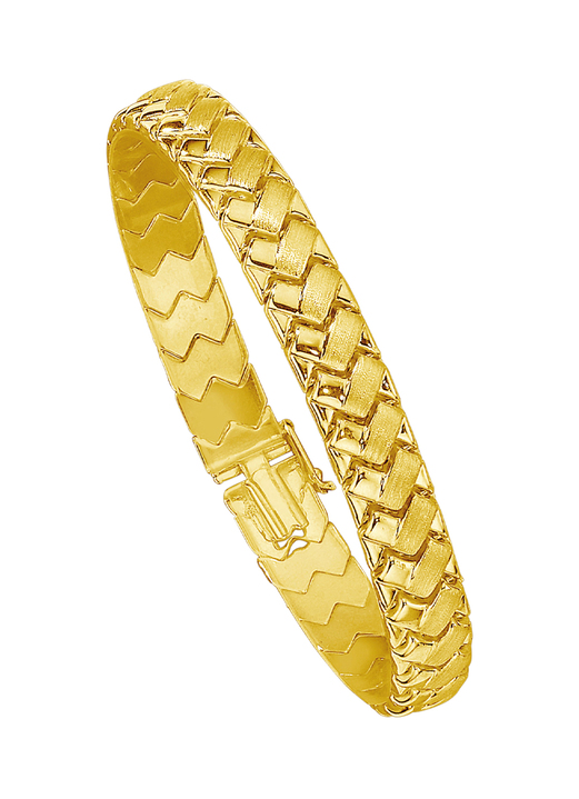 Armbänder - Schweres Armband  in Geflecht-Optik mit Kastenschloss Ansicht 2 Armbänder - Schweres Armband  in Geflecht-Optik mit Kastenschloss, in Farbe  Ansicht 2